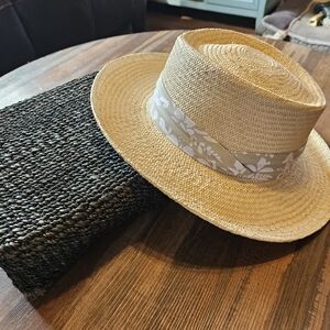 Mens SCALA tan Golf Panama FEDORA HAT TOYO STRAW SAFARI SIZE XL